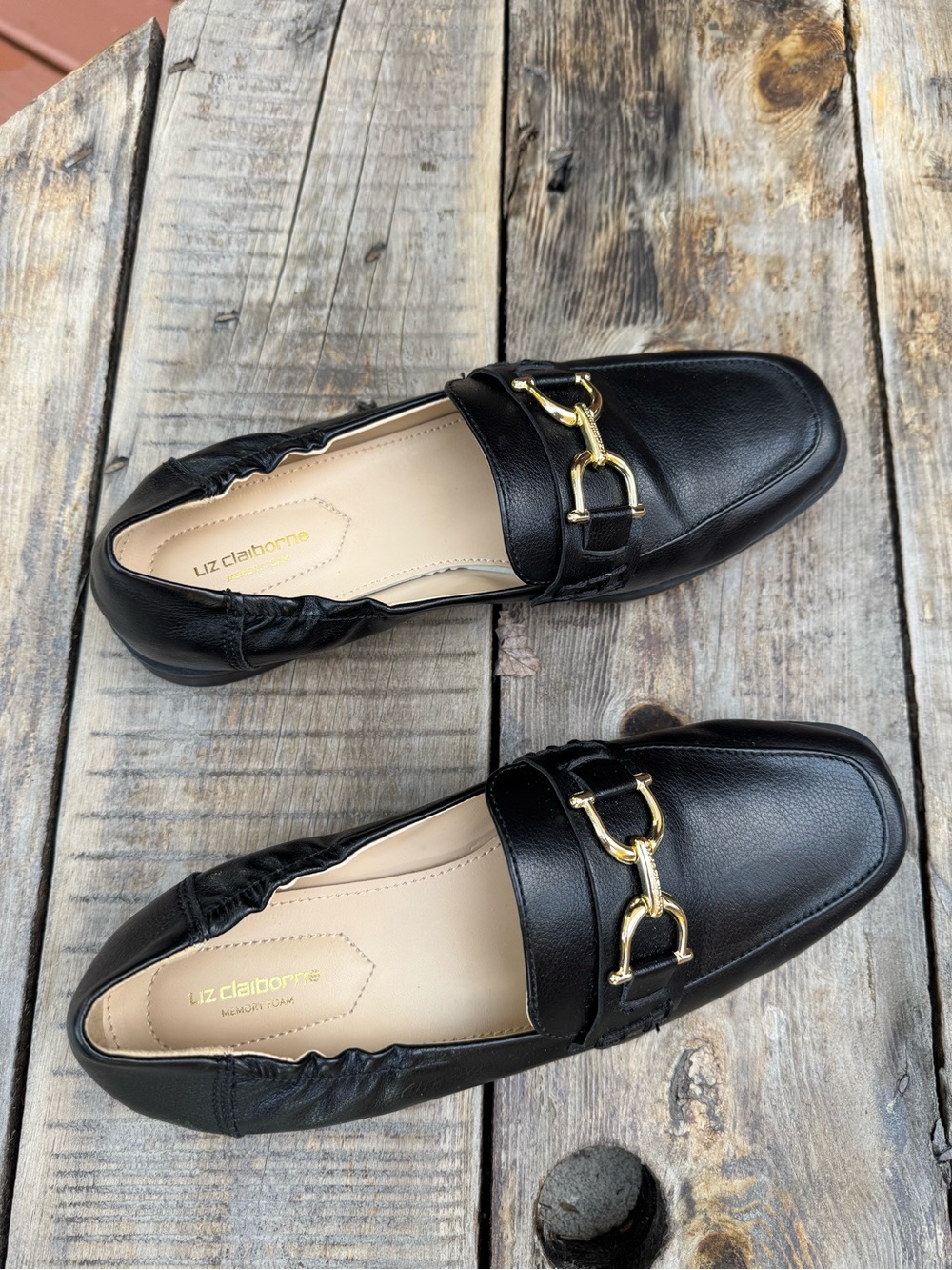 Liz Claiborne Leather Horsebit Loafers – Black - Picture 5 of 5